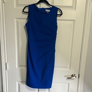 Calvin Klein Women's Royal Blue Midi Dress